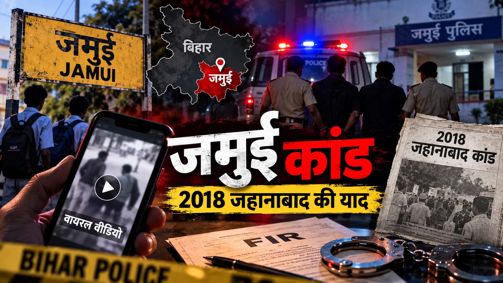 जमुई में नाबालिग छात्रों से बदसलूकी, 2018 के जहानाबाद कांड से जुड़ी घटना की कड़ियां