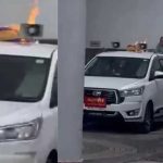 महापौर की गाड़ी के ऊपर जलाए कागज, आग लगाने की कोशिश से भोपाल नगर निगम में मचा बवाल महापौर की गाड़ी के ऊपर जलाए कागज, आग लगाने की कोशिश से भोपाल नगर निगम में मचा बवाल