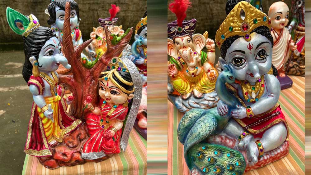 बंदियों ने गढ़ी आस्था और पर्यावरण संरक्षण की मिसाल, गणेश प्रतिमाओं में दिखा अनोखा संदेश
