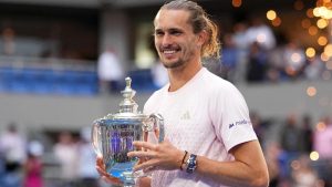ज्वेरेव बने US Open चैंपियन, शेल्टन को हराकर जीता दूसरा ग्रैंड स्लैम खिताब ज्वेरेव बने US Open चैंपियन, शेल्टन को हराकर जीता दूसरा ग्रैंड स्लैम खिताब