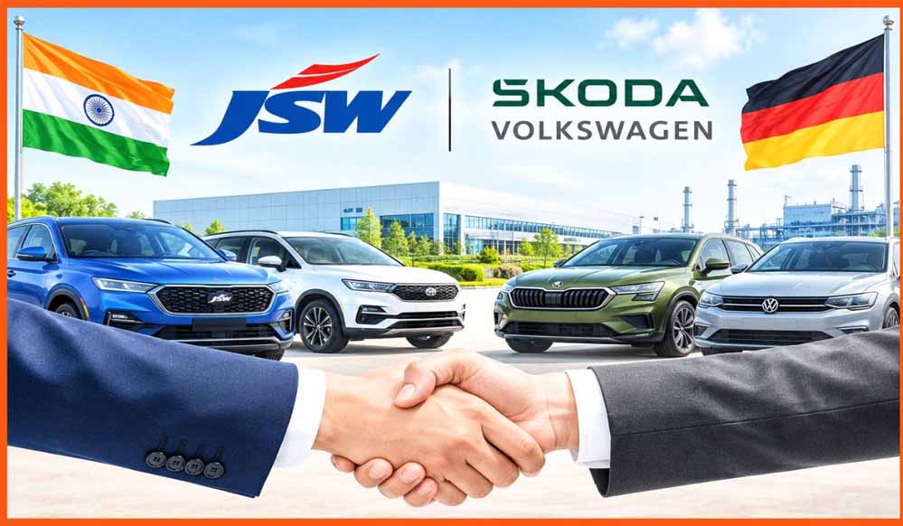 Skoda-Volkswagen को मिला भारत में नया पार्टनर? JSW के साथ डील की तैयारी, बदल सकती है कंपनी की रणनीति Skoda-Volkswagen को मिला भारत में नया पार्टनर? JSW के साथ डील की तैयारी, बदल सकती है कंपनी की रणनीति
