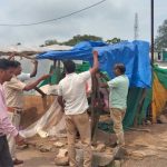 अमरकंटक में अवैध अतिक्रमण हटाने की गई कार्रवाई