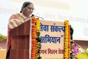 आँगनवाड़ी केंद्रों को पोषण, शिक्षा और सम्मान के केंद्र के रूप में विकसित करने पर जोर