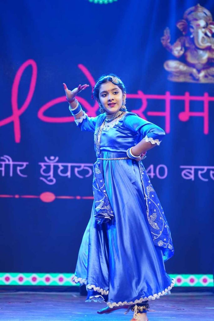 चक्रधर समारोह में आशिका सिंघल की मनमोहक कथक प्रस्तुति
