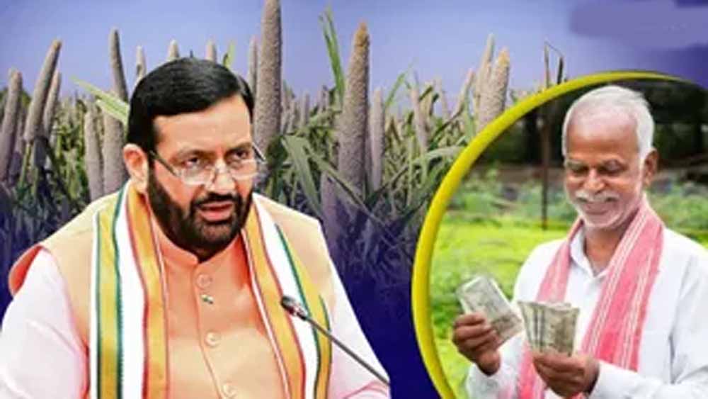 भावांतर योजना में बाजरे की खरीद ₹2900 प्रति क्विंटल