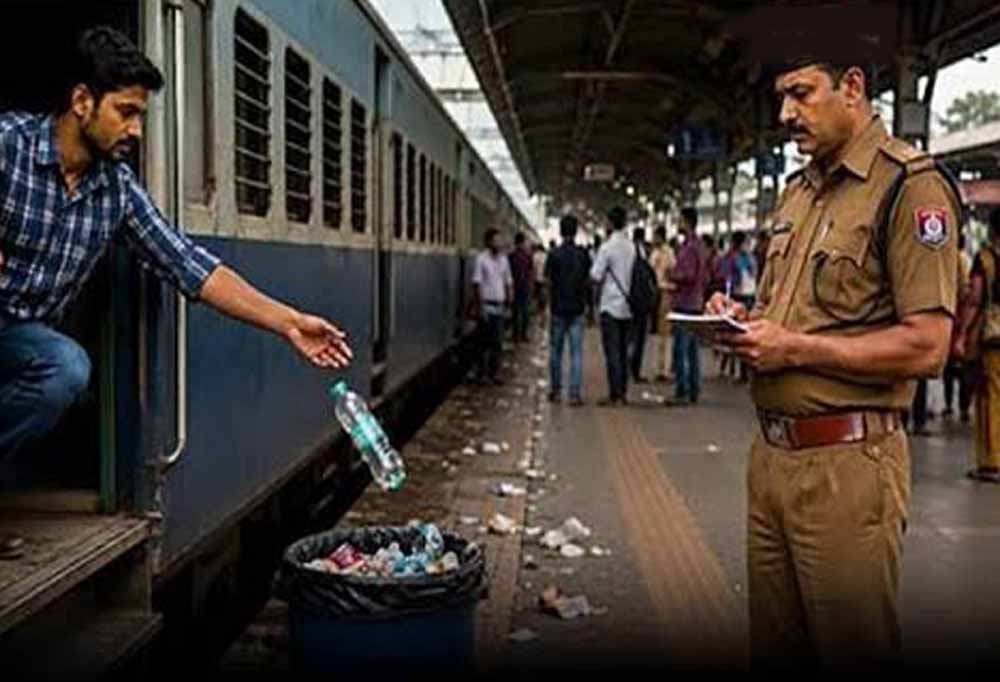स्टेशन पर गंदगी फैलाने वालों पर सख्ती, कचरा फेंका या थूका तो लगेगा 1000 रुपये का जुर्माना