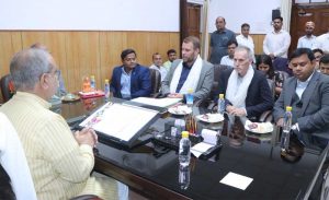 एमएसएमई मंत्री ने 25 से 29 सितंबर तक होने वाले चौथे यूपी इंटरनेशनल ट्रेड शो में जर्मन उद्यमियों को दिया न्योता