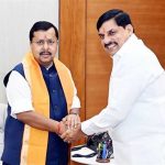 मुख्यमंत्री डॉ. यादव ने अध्यक्ष  नितिन नबीन से की सौजन्य भेंट