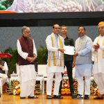 नई दिल्ली राष्ट्रीय कृषि सम्मेलन में शामिल हुए मंत्रीरामविचार नेताम