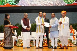 नई दिल्ली राष्ट्रीय कृषि सम्मेलन में शामिल हुए मंत्रीरामविचार नेताम