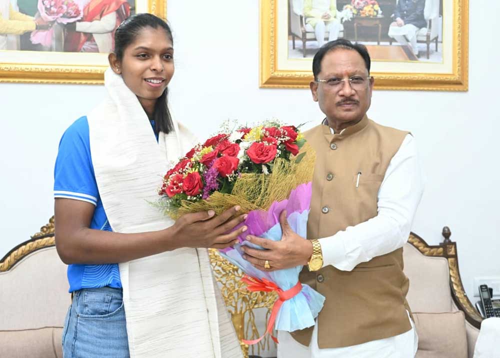 छत्तीसगढ़ की बेटी ने अपनी प्रतिभा और परिश्रम से देश-प्रदेश का मान बढ़ाया : मुख्यमंत्री  साय