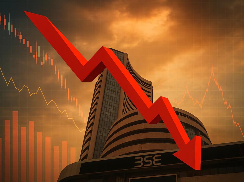 Stock Market Fall: शेयर बाजार में भारी गिरावट, सेंसेक्स 700 अंक टूटा, निफ्टी पर भी दबाव