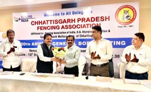 ​छ.ग. फेंसिंग एसोसिएशन की 20वीं वार्षिक आमसभा एवं महत्वपूर्ण बैठक संपन्न