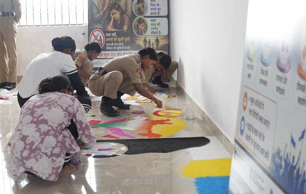 युवाओं ने लिया नशामुक्ति और पोषण का संकल्प