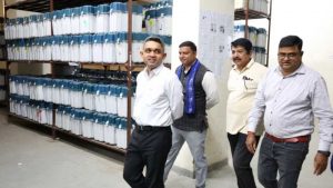 EVM गोदाम का निरीक्षण, त्रिस्तरीय सुरक्षा और CCTV सर्विलांस का लिया जायजा