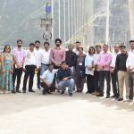पत्रकार दल ने ने 690 मेगावाट सलाल हाइड्रोइलेक्ट्रिक पावर प्रोजेक्ट का भी दौरा किया