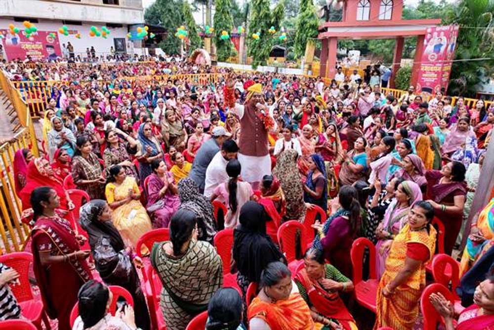 वार्ड क्रमांक 39, 40 एवं 75 में किया गया रक्षाबंधन का आयोजन