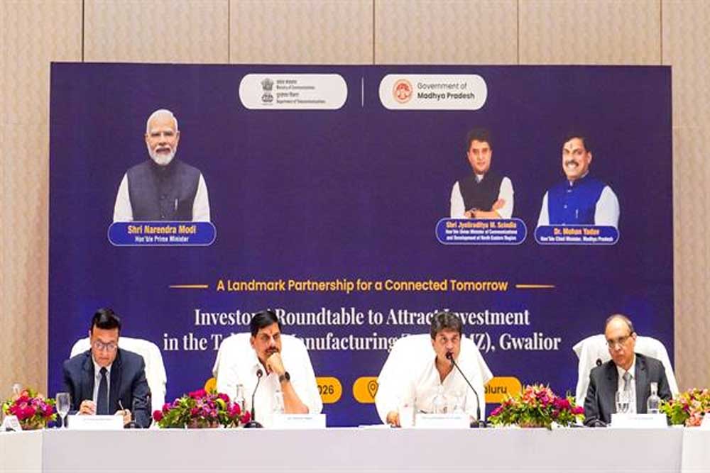 चिप डिजाइन, ड्रोन तकनीक, जीसीसी, डेटा सेंटर और स्पेसटेक क्षेत्र में 500 करोड़ रुपये से अधिक के निवेश प्रस्तावों पर हुई चर्चा