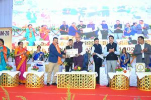 राज्यपाल  रमेन डेका ‘द्रोणाचार्य संगम-2026’ में हुए शामिल, कहा-समय का सदुपयोग और परिश्रम ही सफलता की कुंजी
