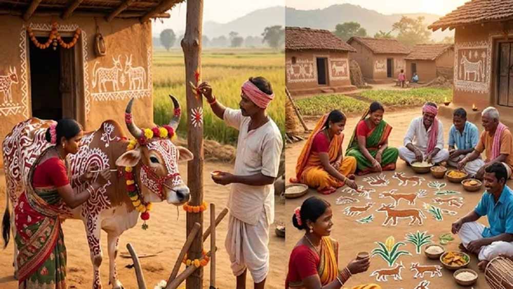 दिवाली के बाद झारखंड में सोहराई की धूम, जानें पशुओं की पूजा से जुड़ी अनोखी परंपराएं दिवाली के बाद झारखंड में सोहराई की धूम, जानें पशुओं की पूजा से जुड़ी अनोखी परंपराएं