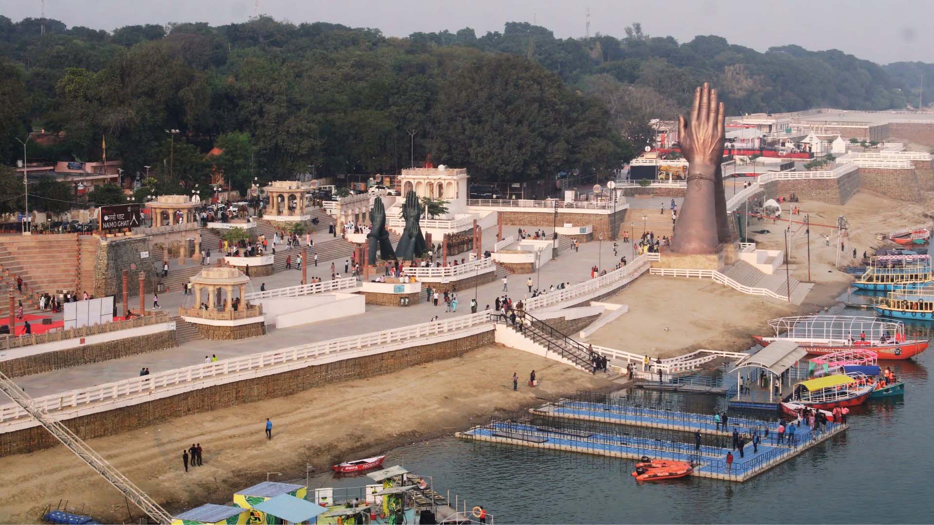नमो घाट पर आम लोगों की आवाजाही बंद, एयर शो में जुटेंगे 30 लाख दर्शक