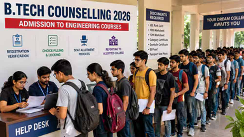 जादवपुर यूनिवर्सिटी में BTech की 182 सीटें खाली, जनरल कैटेगरी के लिए 12,000 रैंक तक काउंसलिंग का मौका जादवपुर यूनिवर्सिटी में BTech की 182 सीटें खाली, जनरल कैटेगरी के लिए 12,000 रैंक तक काउंसलिंग का मौका