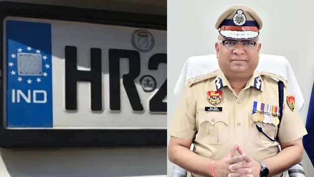हरियाणा पुलिस की वाहन चालकों को चेतावनी, ढकी या फर्जी नंबर प्लेट पर होगी कार्रवाई हरियाणा पुलिस की वाहन चालकों को चेतावनी, ढकी या फर्जी नंबर प्लेट पर होगी कार्रवाई
