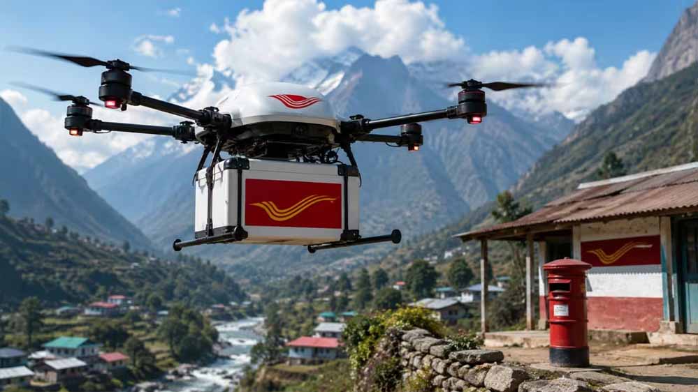 अब पहाड़ों में ड्रोन करेंगे डाकिए का काम! हिमाचल के दूर-दराज गांवों तक ड्रोन से पहुंचेंगे पार्सल और चिट्ठियां