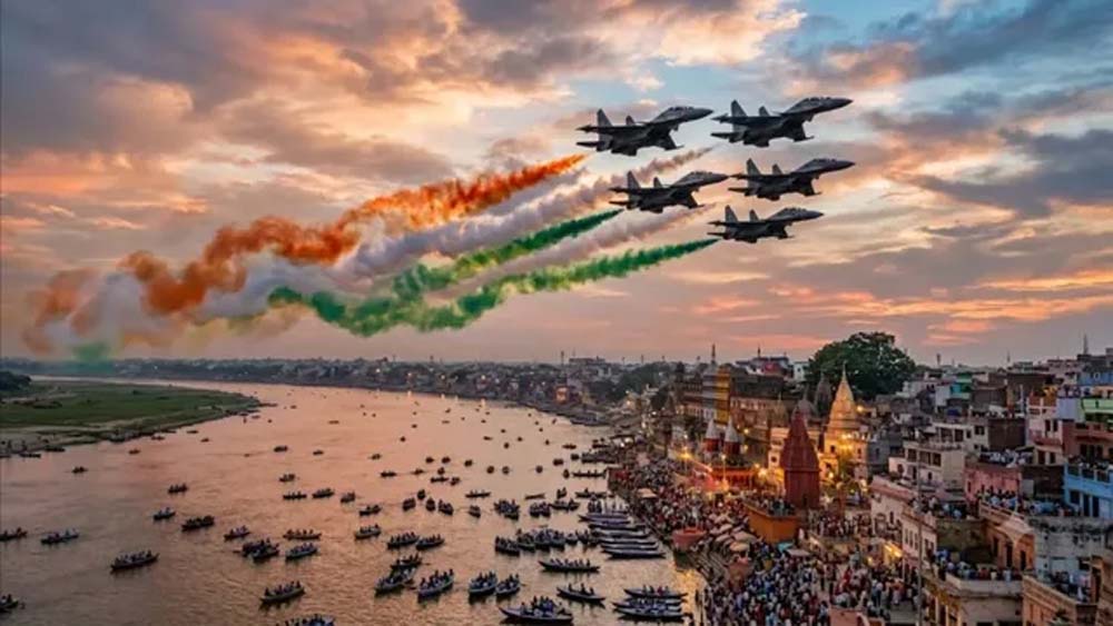 काशी के आसमान में दिखेगा भारतीय वायुसेना का दम, अपाचे से चिनूक तक कई विमानों का होगा प्रदर्शन काशी के आसमान में दिखेगा भारतीय वायुसेना का दम, अपाचे से चिनूक तक कई विमानों का होगा प्रदर्शन