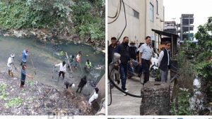 बाढ़ का पानी उतरते ही एक्शन में लखनऊ नगर निगम, 70 एकड़ में ड्रोन से एंटी लार्वा का छिड़काव