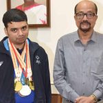 राज्यपाल डेका ने की विशेष ओलंपिक में स्वर्ण पदक विजेता इभानन साहू की सराहना