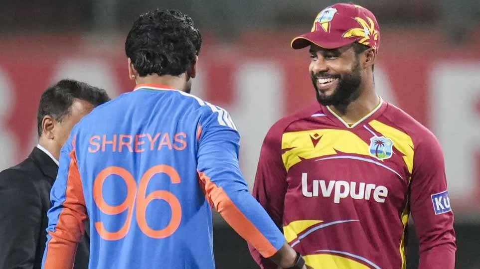 भारत-वेस्टइंडीज टी20 मुकाबले में छक्कों की बरसात की उम्मीद, हैदराबाद में टीम इंडिया बना चुकी है 297 रन भारत-वेस्टइंडीज टी20 मुकाबले में छक्कों की बरसात की उम्मीद, हैदराबाद में टीम इंडिया बना चुकी है 297 रन