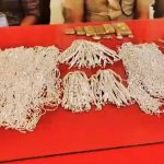 पीठ पर बैग और अंदर लाखों की चांदी, 36 लाख की बरामदगी से मचा हड़कंप
