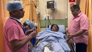 पर्यटन मंत्री राजेश अग्रवाल अस्पताल पहुंचे, विधायक रायमुनि भगत का जाना हाल