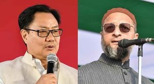 एलन मस्क के भारत पर सवालों को लेकर ओवैसी के समर्थन में आए किरेन रिजिजू