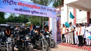 उप मुख्यमंत्री विजय शर्मा ने राष्ट्रीय बाइक रैली को हरी झंडी दिखाकर मध्यप्रदेश के लिए किया रवाना