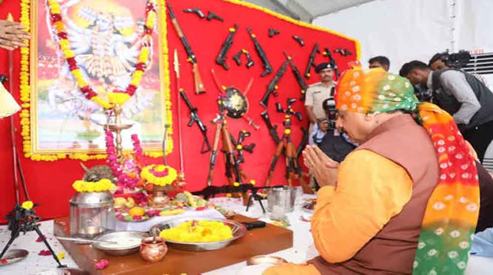 दशहरे पर CM मोहन यादव करेंगे शस्त्र-पूजन, बोले- सुरक्षा और स्वतंत्रता के सम्मान का प्रतीक है परंपरा