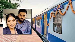 रावघाट में पहली बार ट्रेन की सीटी, लोको पायलट प्रतिभा बंसोड़ ने रचा इतिहास