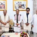 मुख्यमंत्री विष्णु देव साय से राजस्थान विधानसभा अध्यक्ष वासुदेव देवनानी ने की सौजन्य भेंट मुख्यमंत्री विष्णु देव साय से राजस्थान विधानसभा अध्यक्ष वासुदेव देवनानी ने की सौजन्य भेंट