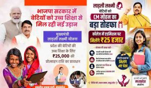 MP Ladli Laxmi Yojana: बेटियों की उच्च शिक्षा और आत्मनिर्भरता पर जोर, पात्र बालिकाओं को मिलेगी एक लाख रुपये की राशि MP Ladli Laxmi Yojana: बेटियों की उच्च शिक्षा और आत्मनिर्भरता पर जोर, पात्र बालिकाओं को मिलेगी एक लाख रुपये की राशि