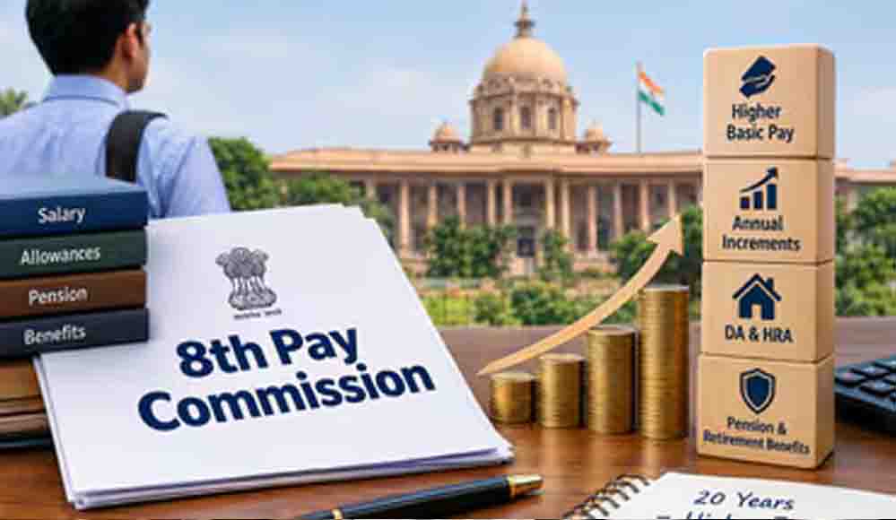 8th CPC Update: बेसिक सैलरी में जुड़ेगा महंगाई भत्ता? केंद्रीय कर्मचारियों की मांग और पुराने वेतन आयोगों का रिकॉर्ड