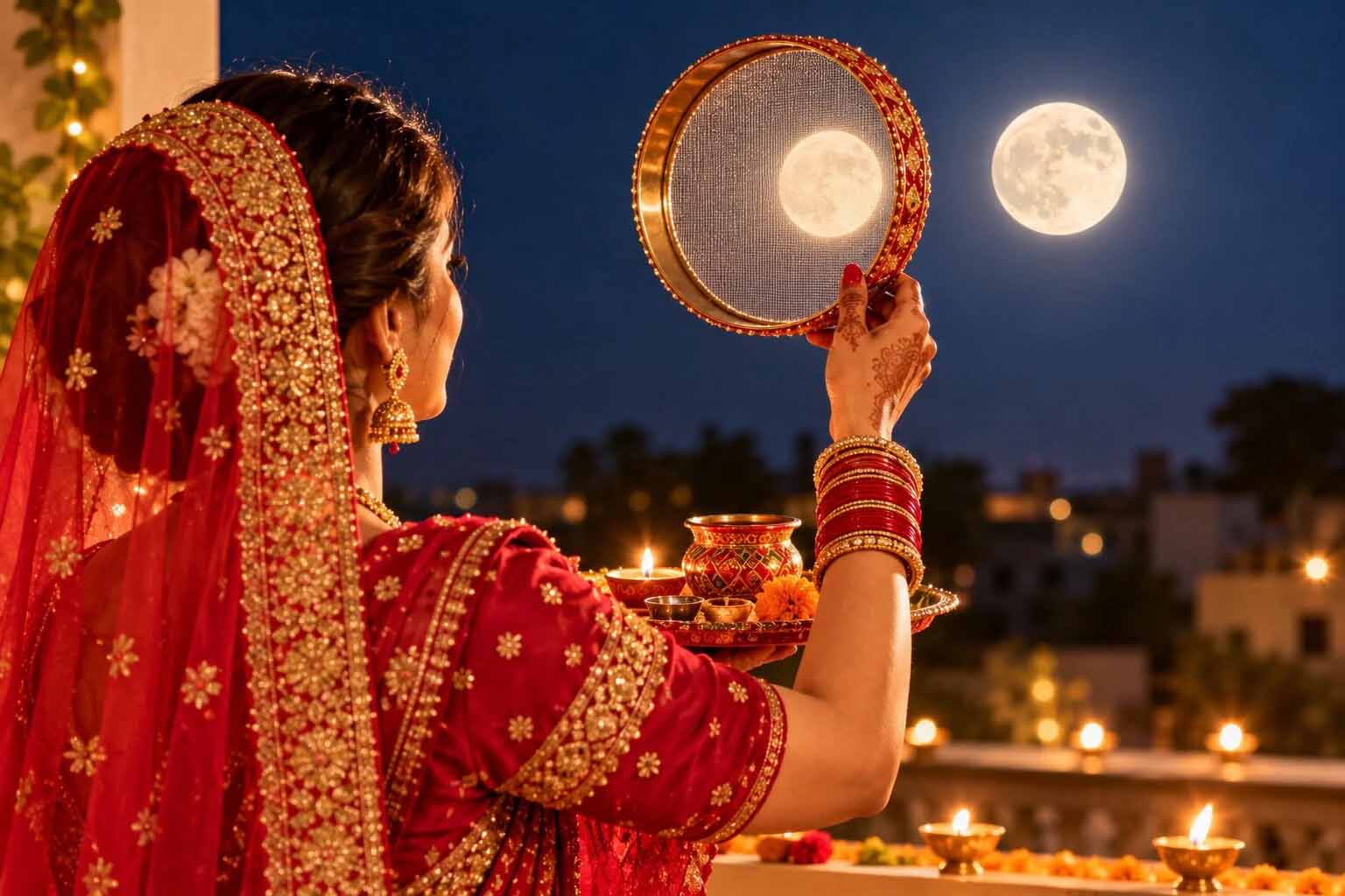 करवा चौथ 2026: पति की लंबी उम्र के लिए आज महिलाएं रखेंगी व्रत, जानें पूजा विधि और चांद निकलने का समय करवा चौथ 2026: पति की लंबी उम्र के लिए आज महिलाएं रखेंगी व्रत, जानें पूजा विधि और चांद निकलने का समय
