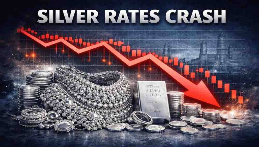 Silver Price Crash: 9 महीने में ₹2.35 लाख सस्ती हुई चांदी, एक्सपर्ट ने बताए गिरावट के 5 कारण