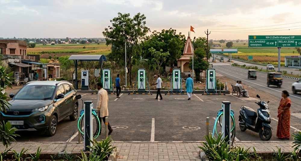 यूपी में बढ़ेगा इलेक्ट्रिक वाहन चार्जिंग नेटवर्क, PM E-Drive के दूसरे चरण में 1,500 स्थानों का लक्ष्य