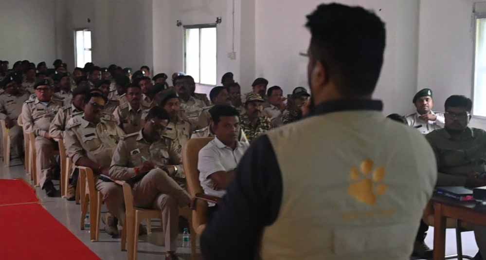 बस्तर में पहली बार टाइगर प्रोटेक्शन पर बड़ी पहल, वनकर्मियों को दिया गया खास प्रशिक्षण बस्तर में पहली बार टाइगर प्रोटेक्शन पर बड़ी पहल, वनकर्मियों को दिया गया खास प्रशिक्षण