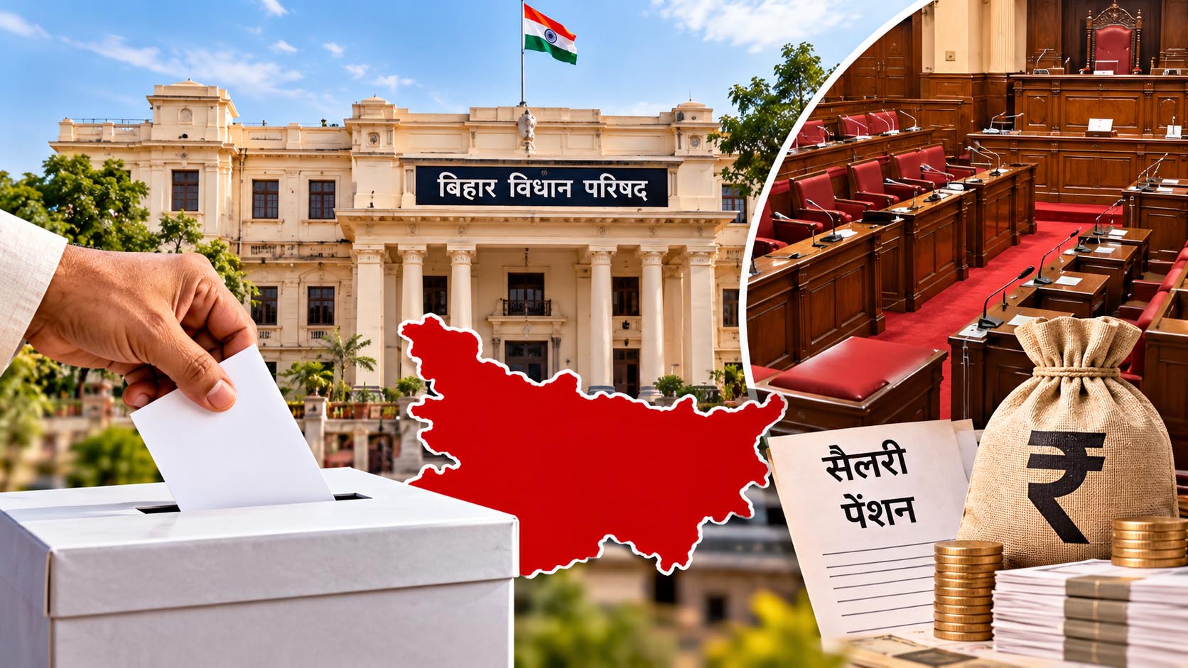 बिहार में 8 MLC सीटों पर चुनाव, जानें विधान पार्षद की पावर, सैलरी और पेंशन का पूरा हिसाब