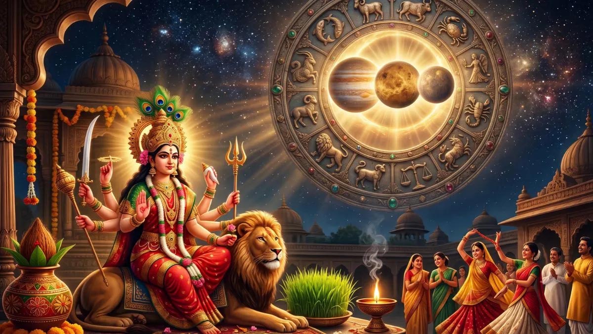 शारदीय नवरात्रि में 100 साल बाद दुर्लभ योग? इन 3 राशियों की चमक सकती है किस्मत