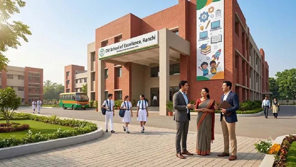 झारखंड के CM स्कूल ऑफ एक्सीलेंस में दो विशेषज्ञों की होगी नियुक्ति, ₹1 लाख मासिक झारखंड के CM स्कूल ऑफ एक्सीलेंस में दो विशेषज्ञों की होगी नियुक्ति, ₹1 लाख मासिक