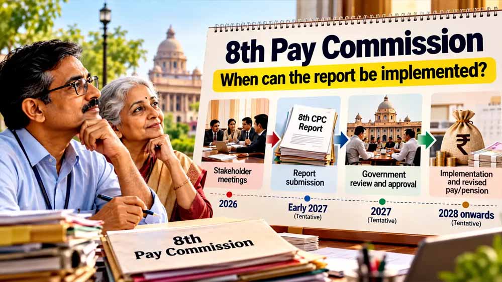 8th Pay Commission: जनवरी 2026 से लागू होंगी सिफारिशें तो DA पर भी पड़ेगा असर, जानें क्या बदलेगा