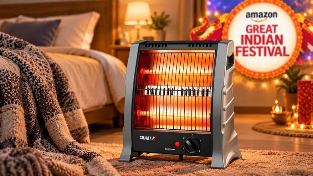 Amazon Sale में 50% सस्ता हुआ Sujata Room Heater, ₹2,385 वाला हीटर अब सिर्फ ₹1,196 में